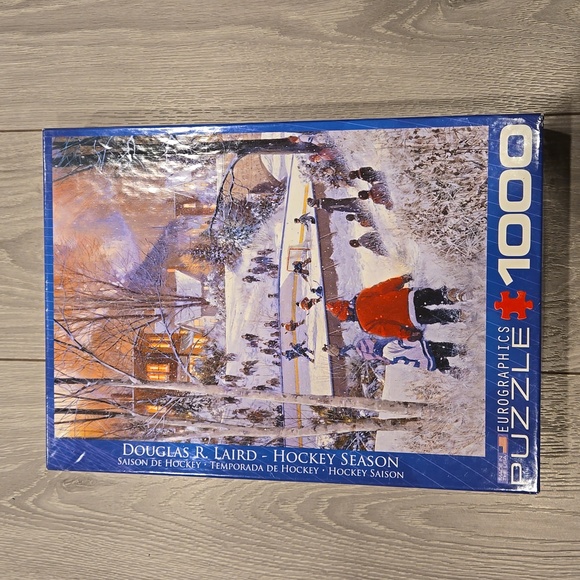 Hockey Season 1000 piece jigsaw puzzle - Picture 1 of 2